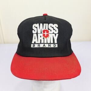 Vintage Swiss Army Brand Hat Adjustable Snapback 90s Cleaned K Products